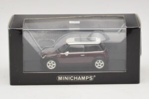 Mini Cooper S R53 Dunkelrot Mit Panoramadach Minichamps 1:43 MINI019 Metall – Bild 4 von 4