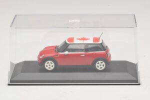 Mini Cooper S R53 Rot Mit Kanadischer Flagge Minichamps 1:43 MINI017 Metall – Bild 4 von 5