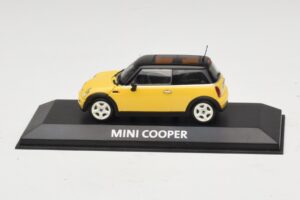 Mini Cooper S R53 Gelb Mit Schwarzem Dach Minichamps 1:43 MINI031 Metall