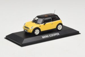 Mini Cooper S R53 Gelb Mit Schwarzem Dach Minichamps 1:43 MINI031 Metall – Bild 2 von 4