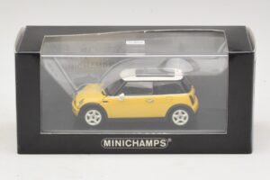 Mini Cooper S R53 Gelb Mit Gelbem Panoramadach Minichamps 1:43 MINI029 Metall – Bild 4 von 4