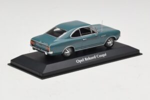 Opel Rekord C Coupé Blau Maxichamps 1:43 940046121 Metall – Bild 2 von 5