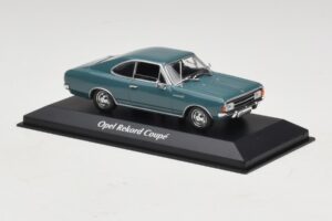 Opel Rekord C Coupé Blau Maxichamps 1:43 940046121 Metall – Bild 3 von 5