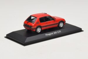 Peugeot 205 GTi Rot Maxichamps 1:43 940112300 Metall – Bild 2 von 5
