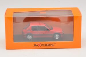 Peugeot 205 GTi Rot Maxichamps 1:43 940112300 Metall – Bild 5 von 5