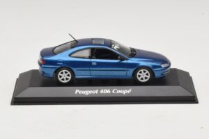 Peugeot 406 Coupé Blau Metallic Maxichamps 1:43 940112620 Metall