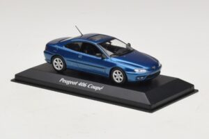 Peugeot 406 Coupé Blau Metallic Maxichamps 1:43 940112620 Metall – Bild 3 von 5