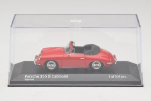 Porsche 356 B Cabriolet Rot Minichamps 1:43 400064331 Metall – Bild 4 von 5