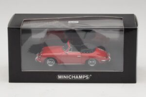 Porsche 356 B Cabriolet Rot Minichamps 1:43 400064331 Metall – Bild 5 von 5