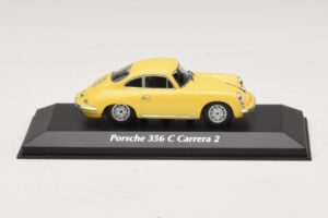 Porsche 356C Carrera 2 Gelb Maxichamps 1:43 940062361 Metall