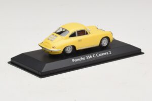Porsche 356C Carrera 2 Gelb Maxichamps 1:43 940062361 Metall – Bild 2 von 5