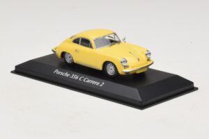 Porsche 356C Carrera 2 Gelb Maxichamps 1:43 940062361 Metall – Bild 3 von 5