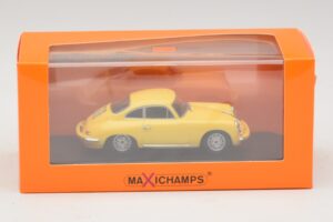Porsche 356C Carrera 2 Gelb Maxichamps 1:43 940062361 Metall – Bild 5 von 5
