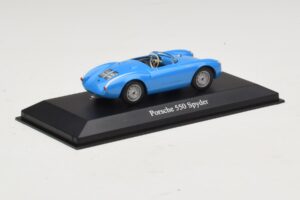 Porsche 550 Spyder Blau Maxichamps 1:43 940066031 Metall – Bild 2 von 5