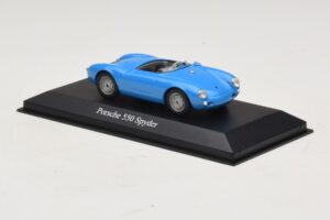 Porsche 550 Spyder Blau Maxichamps 1:43 940066031 Metall – Bild 3 von 5