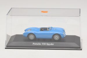 Porsche 550 Spyder Blau Maxichamps 1:43 940066031 Metall – Bild 4 von 5