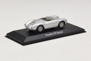 Porsche 550 Spyder Silber Maxichamps 1:43 940066030 Metall – Bild 2 von 5