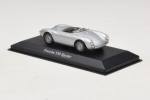 Porsche 550 Spyder Silber Maxichamps 1:43 940066030 Metall – Bild 3 von 5