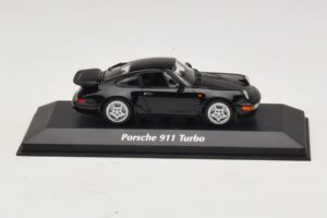 Porsche 911 964 Turbo Schwarz Maxichamps 1:43 940069101 Metall