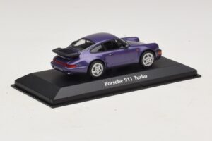 Porsche 911 964 Turbo Violett Metallic Maxichamps 1:43 940069100 Metall – Bild 2 von 5
