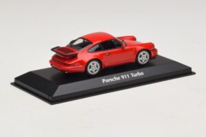 Porsche 911 964 Turbo Rot Maxichamps 1:43 940069102 Metall – Bild 2 von 5