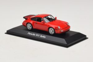 Porsche 911 964 Turbo Rot Maxichamps 1:43 940069102 Metall – Bild 3 von 5