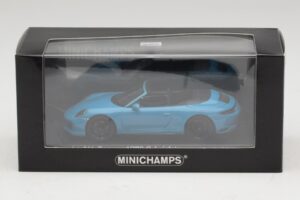Porsche 911 991.1 Carrera 4 GTS Cabriolet Blau Minichamps 1:43 410067332 Metall – Bild 5 von 5