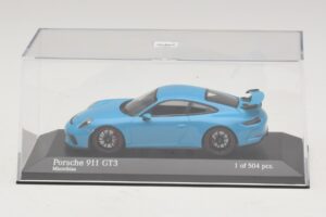 Porsche 911 991.1 GT3 Blau Minichamps 1:43 410066022 Metall – Bild 4 von 5