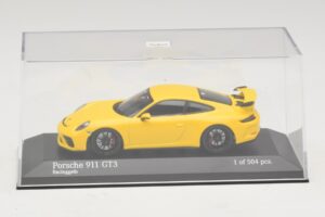 Porsche 911 991.1 GT3 Gelb Minichamps 1:43 410066020 Metall – Bild 4 von 5