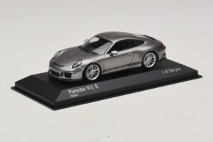 Porsche 911 991.1 R Silber Minichamps 1:43 410066224 Metall – Bild 2 von 5