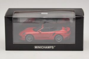 Porsche 911 991.1 Turbo S Cabriolet Rot Minichamps 1:43 410067180 Metall – Bild 5 von 5