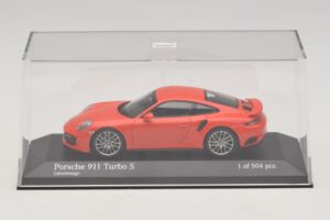 Porsche 911 991.1 Turbo S Orange Minichamps 1:43 410067171 Metall – Bild 4 von 5