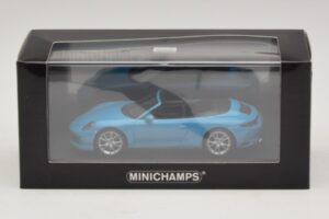 Porsche 911 991.2 Carrera 4 Cabriolet Blau Minichamps 1:43 410067232 Metall – Bild 5 von 5