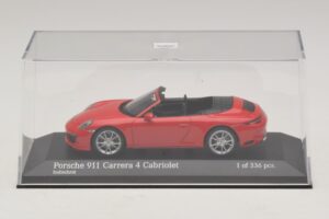 Porsche 911 991.2 Carrera 4 Cabriolet Rot Minichamps 1:43 410067230 Metall – Bild 4 von 5