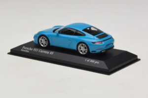 Porsche 911 991.2 Carrera 4S Blau Minichamps 1:43 410067242 Metall – Bild 3 von 5