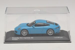 Porsche 911 991.2 Carrera 4S Blau Minichamps 1:43 410067242 Metall – Bild 4 von 5