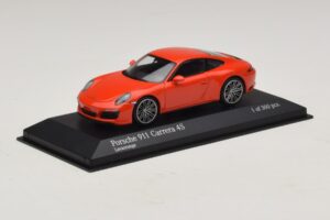 Porsche 911 991.2 Carrera 4S Orange Minichamps 1:43 410067241 Metall – Bild 2 von 5
