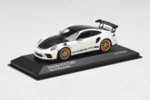 Porsche 911 991.2 GT3 RS Weiss Mit Weissach Package Minichamps 1:43 410067022 Metall – Bild 2 von 5