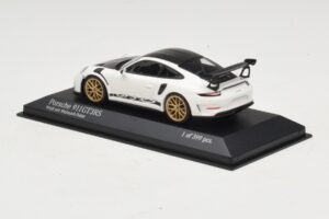 Porsche 911 991.2 GT3 RS Weiss Mit Weissach Package Minichamps 1:43 410067022 Metall – Bild 3 von 5