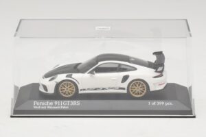 Porsche 911 991.2 GT3 RS Weiss Mit Weissach Package Minichamps 1:43 410067022 Metall – Bild 4 von 5