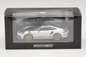 Porsche 911 991.2 GT3 RS Weiss Mit Weissach Package Minichamps 1:43 410067022 Metall – Bild 5 von 5
