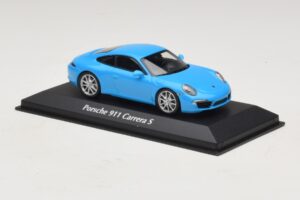 Porsche 911 991 Carrera S Blau Maxichamps 1:43 940060220 Metall – Bild 3 von 5