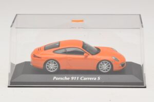 Porsche 911 991 Carrera S Orange Maxichamps 1:43 940060221 Metall – Bild 4 von 5