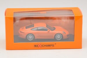 Porsche 911 991 Carrera S Orange Maxichamps 1:43 940060221 Metall – Bild 5 von 5