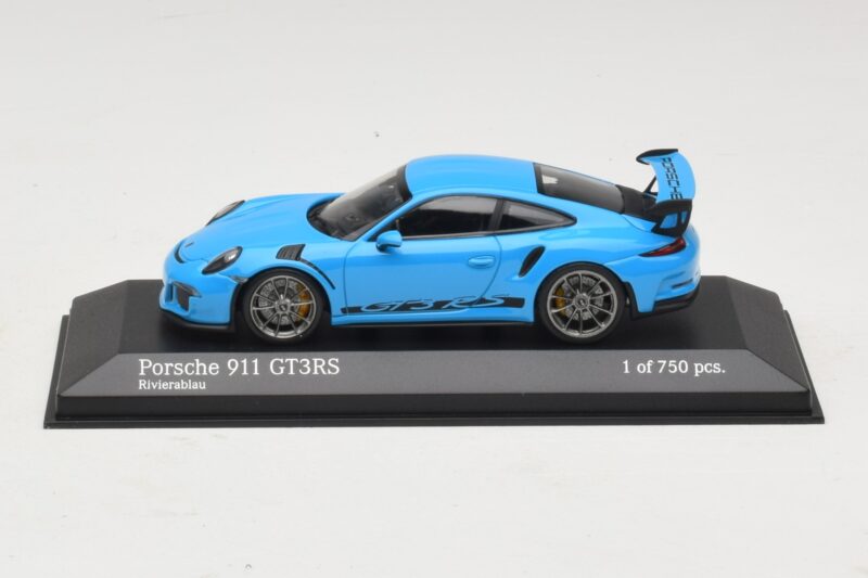 Porsche 911 991 GT3 RS Blau Minichamps 1:43 410063222 Metall