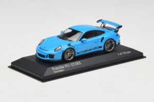Porsche 911 991 GT3 RS Blau Minichamps 1:43 410063222 Metall – Bild 2 von 5