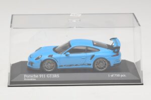 Porsche 911 991 GT3 RS Blau Minichamps 1:43 410063222 Metall – Bild 4 von 5