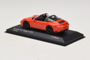 Porsche 911 991 Targa 4 GTS Orange Minichamps 1:43 410067341 Metall – Bild 3 von 5