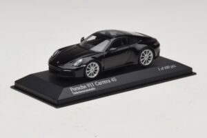 Porsche 911 992 Carrera 4S Schwarz Metallic Minichamps 1:43 410069320 Metall – Bild 2 von 5