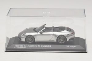 Porsche 911 992 Carrera 4S Cabriolet Silber Minichamps 1:43 410069330 Metall – Bild 4 von 5